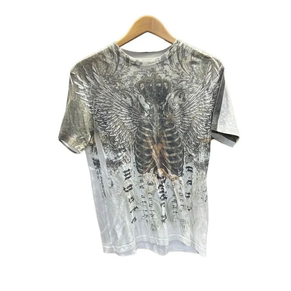 Chemistry Size Medium (M) White and Grey Skeleton Graphic